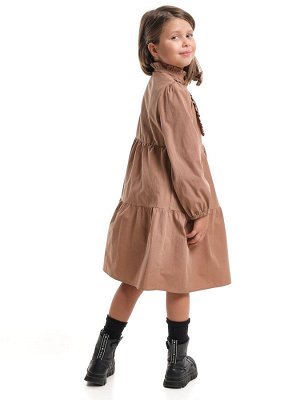 Платье для девочки (104-122см) UD 8052-1(2) коричневый
