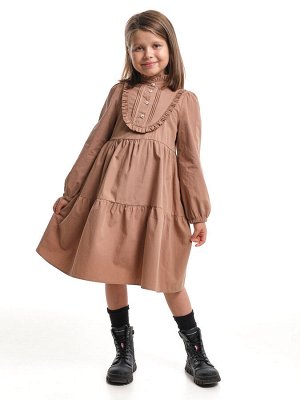 Платье для девочки (104-122см) UD 8052-1(2) коричневый