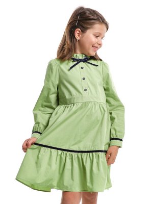 Mini Maxi Платье для девочки (104-122см) UD 8053-1(2) фисташковый