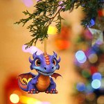 Ёлочная игрушка Дракон, символ 2024 года