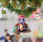 Ёлочная игрушка Дракон, символ 2024 года