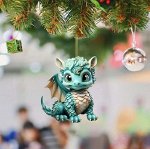 Ёлочная игрушка Дракон, символ 2024 года