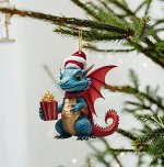 Ёлочная игрушка Дракон, символ 2024 года