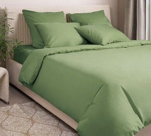 Пододеяльник "Моноспейс" 1,5 спальный, сатин цвет зеленый