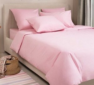 Пододеяльник "Моноспейс" 1,5 спальный, сатин цвет светло-розовый