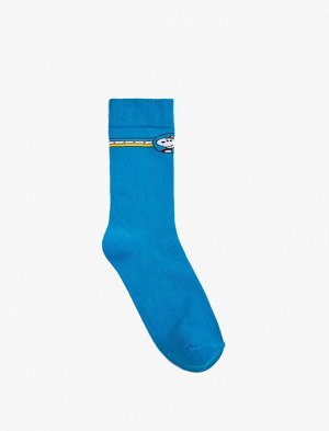 KOTON Мужские носки арахисового цвета с лицензионным принтом
