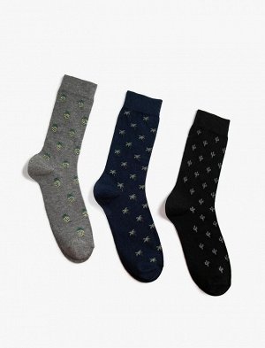 Мужские носки-тройки с рисунком