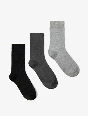 Мужской базовый комплект носков из трех предметов