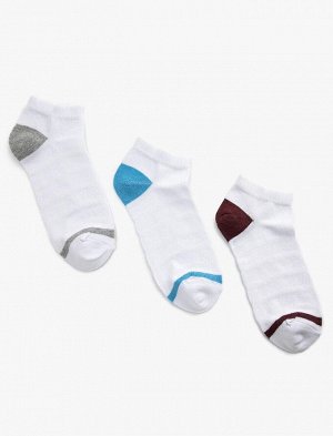 Мужские носки-пинетки, набор из 3 шт