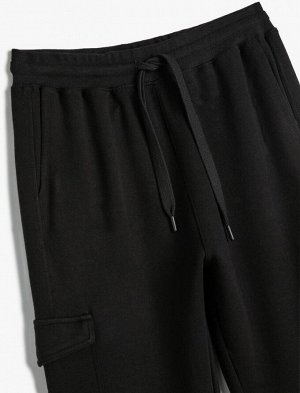 Спортивные брюки-карго-джоггер с кружевным карманом на талии