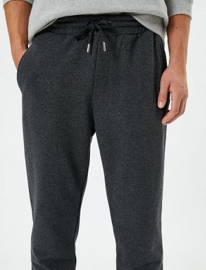 Спортивные брюки-джоггеры с кружевным поясным карманом