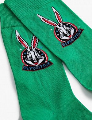 Мужские носки Bugs Bunny с лицензионным принтом