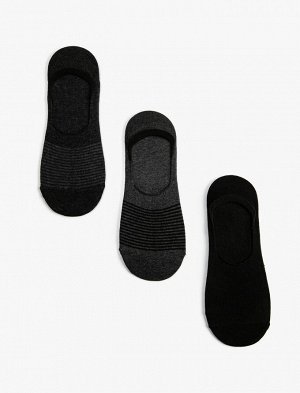 Мужской комплект носков-кроссовок из трех предметов