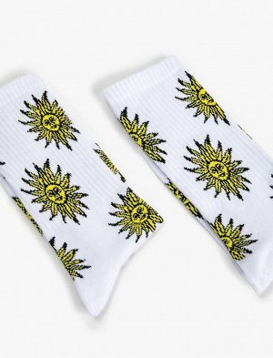 Мужские носки Носки с вышивкой солнца