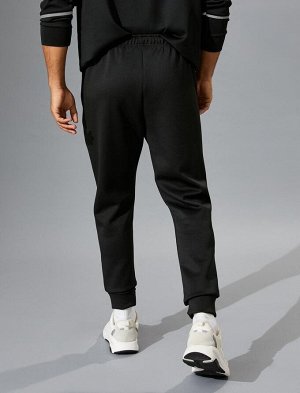 Базовые спортивные штаны-джоггеры из легкой ткани с кружевной талией