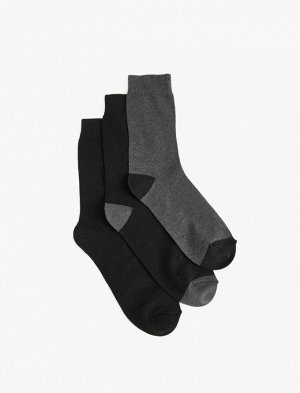 Мужской базовый комплект носков из трех предметов