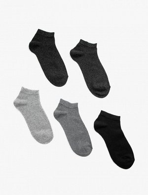 Комплект мужских носков-ботинок из 5 предметов