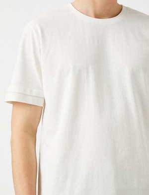 Базовая футболка стандартного кроя с круглым вырезом