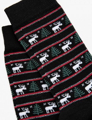 Мужские носки с новогодней тематикой