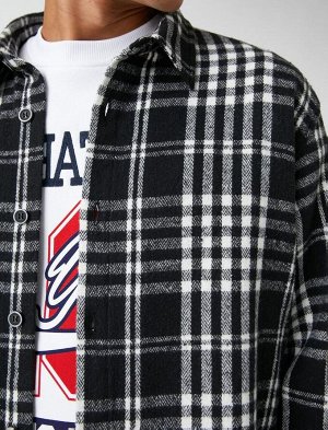 Рубашка в клетку Lumberjack с классическим воротником-манжетой и длинным рукавом