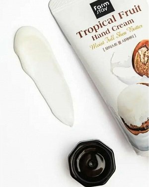 Farm Stay Крем для рук с маслом ши Tropical Fruit Hand Cream Moist Full Shea Butter, 50 мл