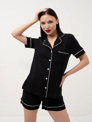 Пижама женская BLACK(шорты)