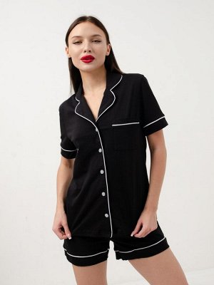 Пижама женская BLACK(шорты)