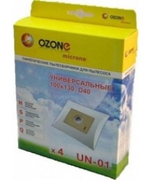 OZONE micron UN-01 универсальные синтетические пылесборники 4шт. Размер картона: 100 х 130 мм. Диам