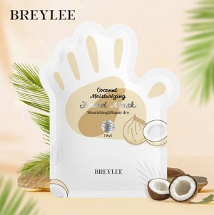 BreyLee Маска-перчатки для рук увлажняющая с кокосом