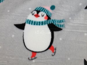 Пингвинчики Плед велсофт 150*200