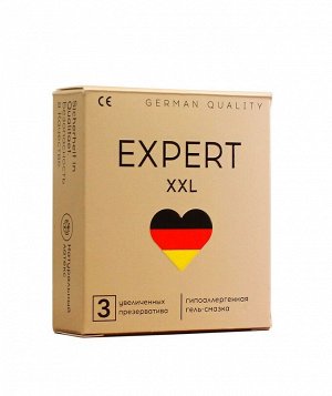 ПРЕЗЕРВАТИВЫ EXPERT XXL № 3 (УВЕЛИЧЕННОГО РАЗМЕРА), 3 штуки