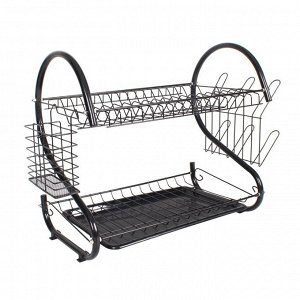 Сушилка для посуды 2х ярусная Dish Rack