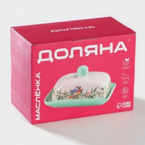 Масленка Доляна «Флора и Фауна», 17x12,5x8,5 см