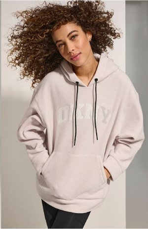 Теплое худи DKNY