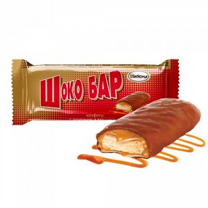 Шоко Бар с печеньем и карамелью, конфеты (Акконд)