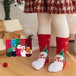 Новогодние носочки - Набор новогодних носков (5 пар)