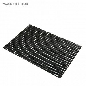 СИМА-ЛЕНД Коврик ячеистый грязесборный, 80x120x1,6 см, цвет чёрный