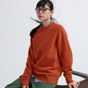 Мужской свитер, оранжевый