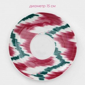 Сервиз чайный Доляна Askım, 12 предметов: 6 чашек 250 мл, 6 блюдец d=15 см, фарфор