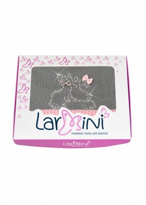 LARMINI Шапка LR-CAP-162796-2B-B-S, цвет серый