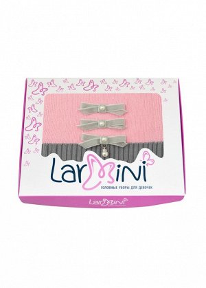 LARMINI Шапка LR-CAP-2B-SB-BLS, цвет розовый