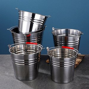 Ведро из нержавеющей стали / 32 x 28 см