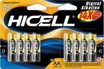 DVL Батарейки Hicell AA LR6 алкалиновые 1 уп. (8 шт) блистер