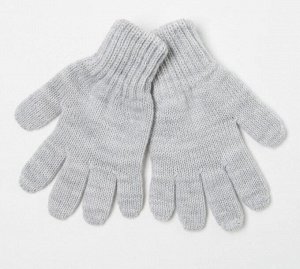 Перчатки для девочки А.401, цвет серый, размер 14 5305710