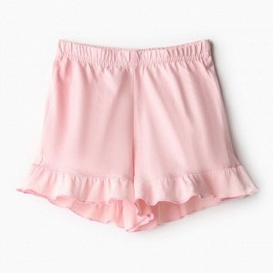 Пижама для девочки (футболка и шорты) MINAKU, цвет розовый