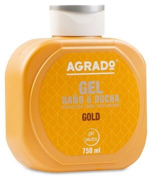 Гель д/ванны и душа AGRADO Gold увлажняющий 750 мл