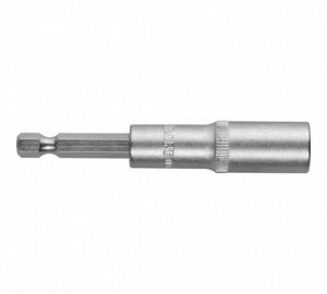Удлиненная бита с торцовой головкой KRAFTOOL Expert (13 мм; хвостовик E1/4; Cr-V)