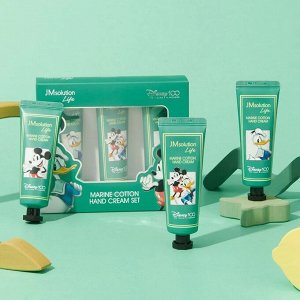 JMSoluition Disney Life 100 Marine Cotton Hand Cream Set (50 мл * 3шт) Набор кремов для рук