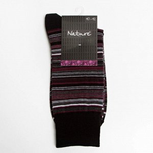 Nature Socks Носки мужские демисезонные черный, серый, бордовый цвет