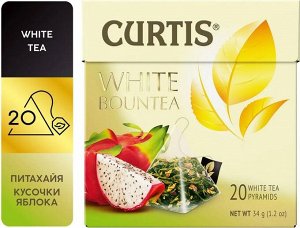 Чай Curtis White Bountea 1.7*20пак (1/12) пирамид. белый с нотками питахайи